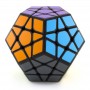 QiYi Qiheng Megaminx black | Мегамінкс чорний з кольоровими наклейками