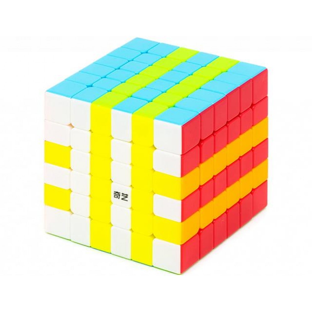 Кубик Рубика 6х6 QiYi QiFan S2 stickerless | Кубик Кийи 6х6 С2 цветной