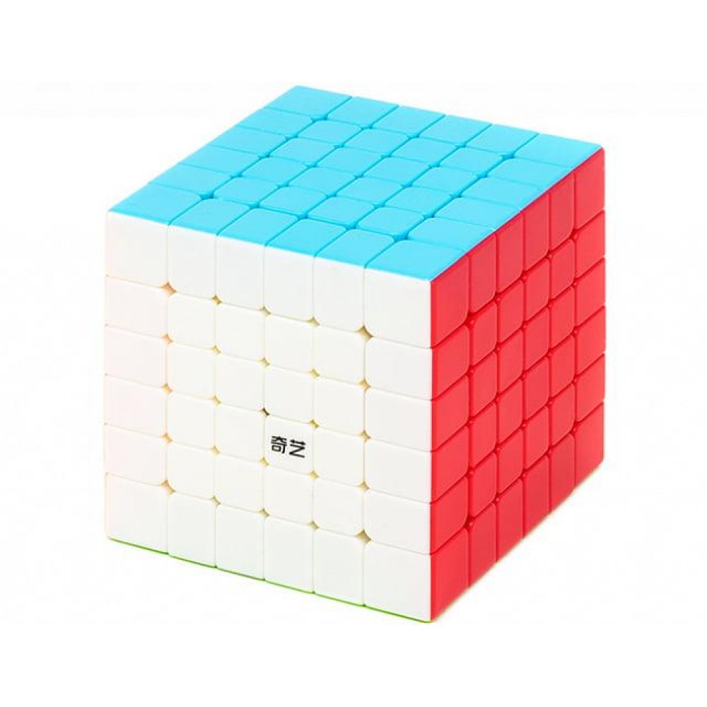 Кубик Рубіка 6х6 QiYi QiFan S2 stickerless | Кубик Кійі 6х6 С2 кольоровий