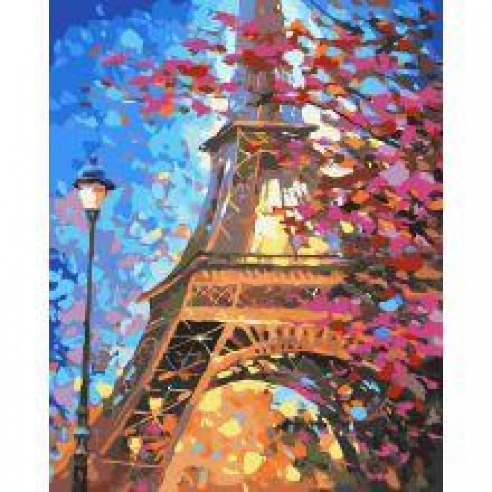 Картина по номерам Краски Парижа 40х50 см арт. КНО2129 ISBN 4820143949556