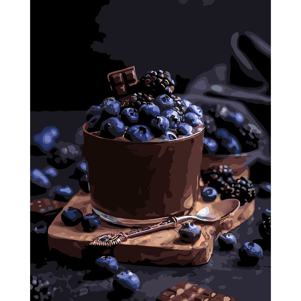 Картина за номерами Спокусливий десерт 40х50 см арт. КНО5574 ISBN 4823104318460