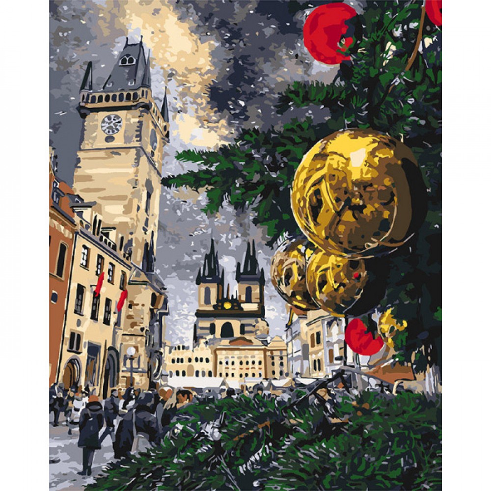 Картина по номерам Рождественские каникулы 40х50 см арт. КНО3562 ISBN 4823104316046