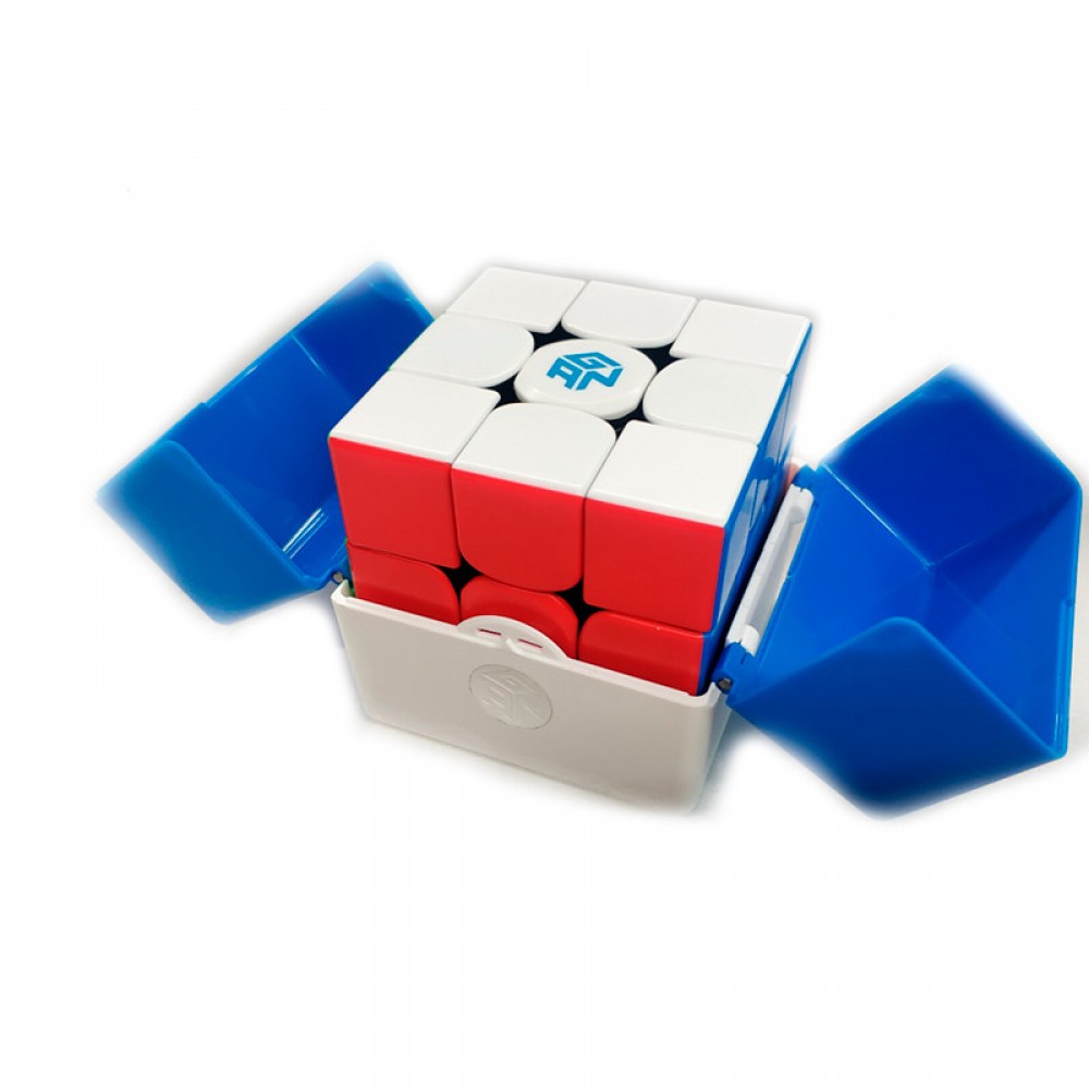 Кубик Рубіка 3х3 GAN 11 M Pro UV Coated primary | Ган 11 М Про без наліпок преміальний пластик усередині