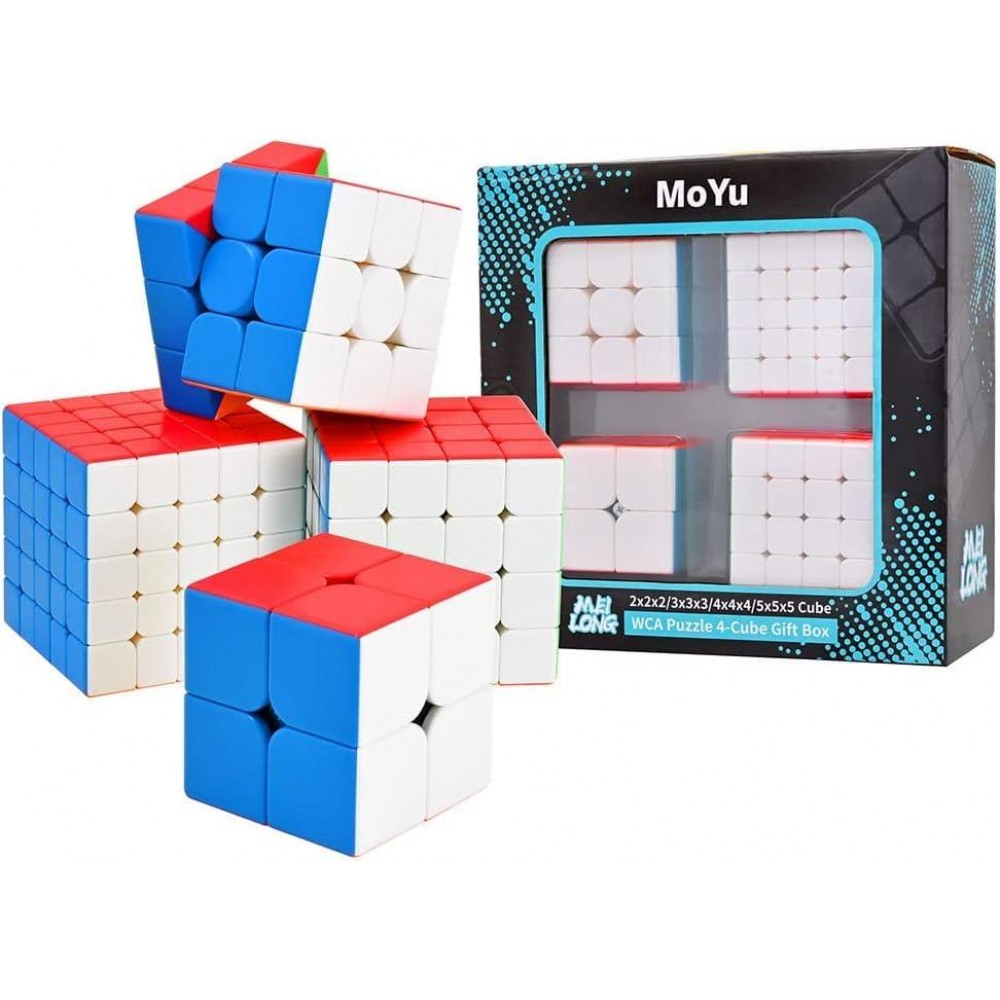 Meilong MoYu Gift Pack stickerless | Подарунковий набір кубиків МоЮ (2х2 - 5х5) без наліпок) арт. MF9317