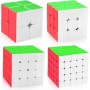 Meilong MoYu Gift Pack stickerless | Подарунковий набір кубиків МоЮ (2х2 - 5х5) без наліпок) арт. MF9317
