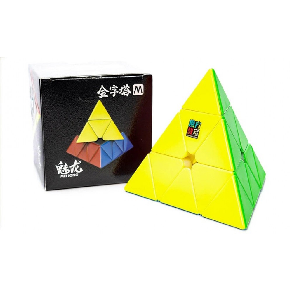Meilong Magnetic Pyraminx stickerless | Пірамідка Рубіка Мейлонг магнітна без наліпок
