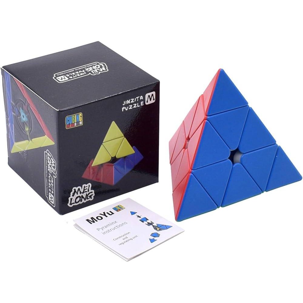 Meilong Magnetic Pyraminx stickerless | Пірамідка Рубіка Мейлонг магнітна без наліпок