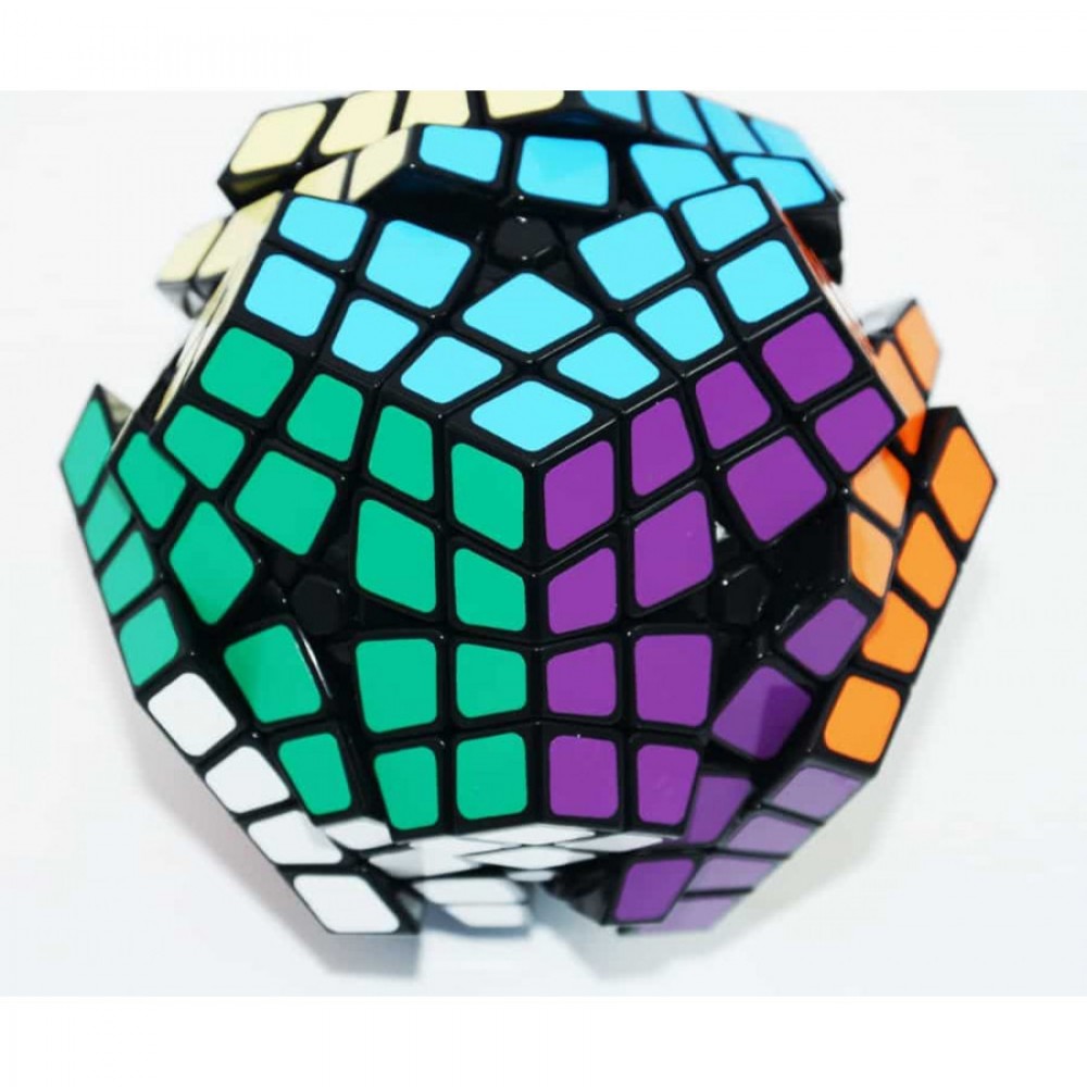 Мегамінкс Киломинкс 4х4 чорний | Megaminx Kilominx 4x4 black