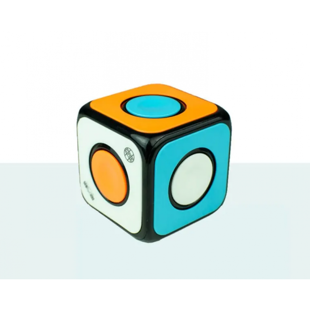 QiYi MoFangGe 1x1 Spinner cube | Куб спиннер 1x1 без наклеек