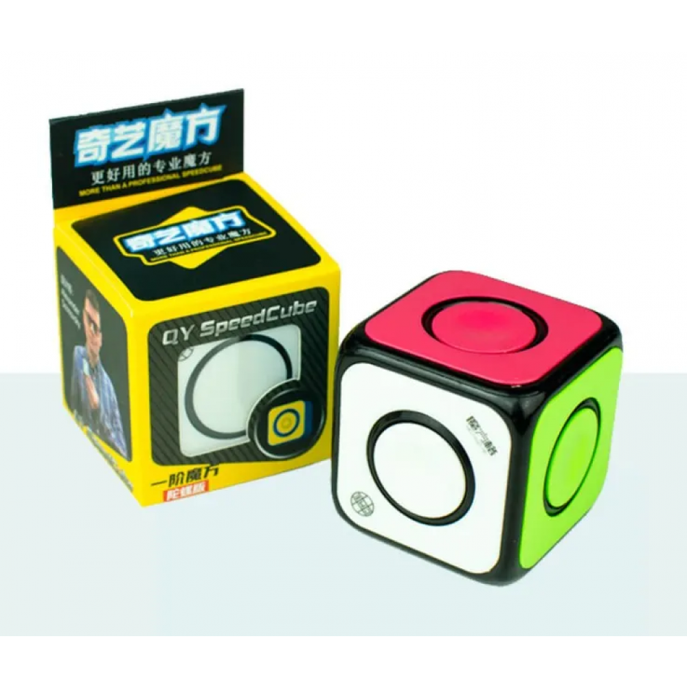 QiYi MoFangGe 1x1 Spinner cube | Куб спиннер 1x1 без наклеек