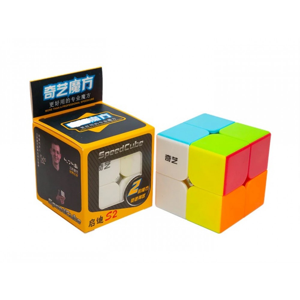 QiYi QiDi S2 2x2 stickerless | Кубик Рубіка 2x2 КиДи S2 без наліпок