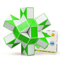 QiYi Rubik's Snake 48 pcs green | 84 cm | Змейка Рубика 48 элементов | зелёная | 84 см