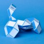 QiYi Rubik's Snake 60 pcs blue | Змейка Рубика 60 элементов голубая