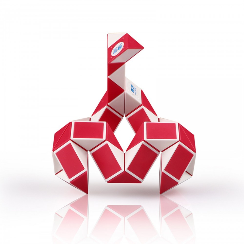 QiYi Rubik's Snake 60 pcs red | Змейка Рубика 60 элементов красная