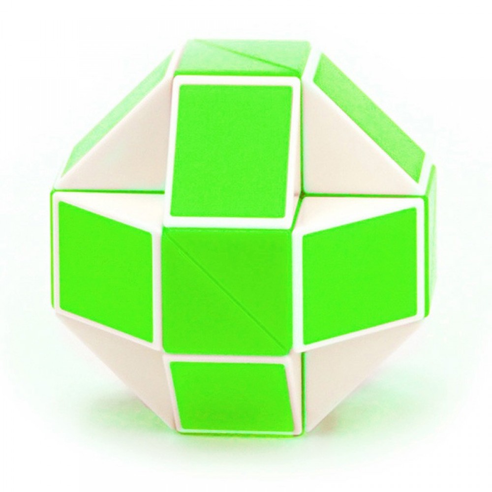 QiYi Rubik's Snake 72 pcs green | Змійка Рубіка 72 елементів зелена