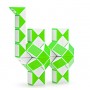 QiYi Rubik's Snake 72 pcs green | Змейка Рубика 72 элементов зелёная