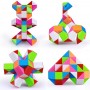 QiYi Rubik's Snake 72 pcs colorful | Змейка Рубика 72 элементов разноцветная