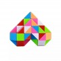 QiYi Rubik's Snake 72 pcs colorful | Змейка Рубика 72 элементов разноцветная