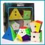 Meilong MoYu Gift Pack stickerless | Подарочный набор головоломок (pyraminx, megaminx, skewb, SQ-1)