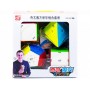 QiYi Luxurious Cube Set E stickerless | Подарочный набор головоломок (Pyraminx, Skewb, Megaminx, Ivy cube)