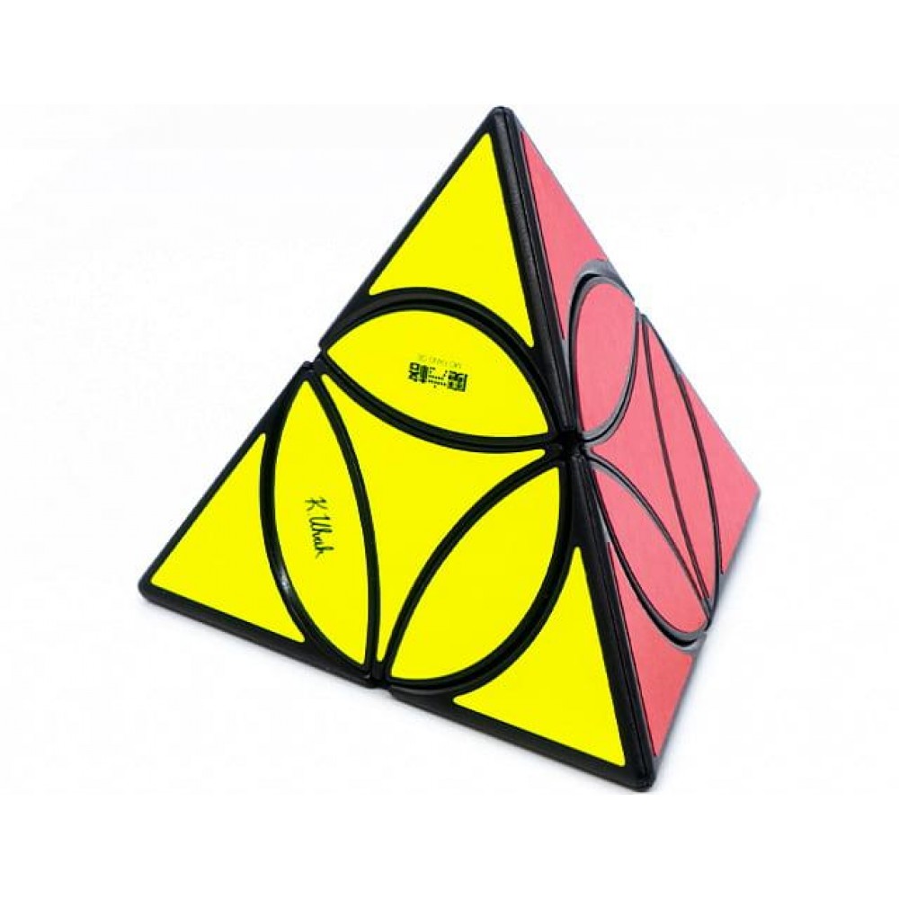 QiYi Coin Tetrahedron black | Пирамидка Тетрагедрон чёрная