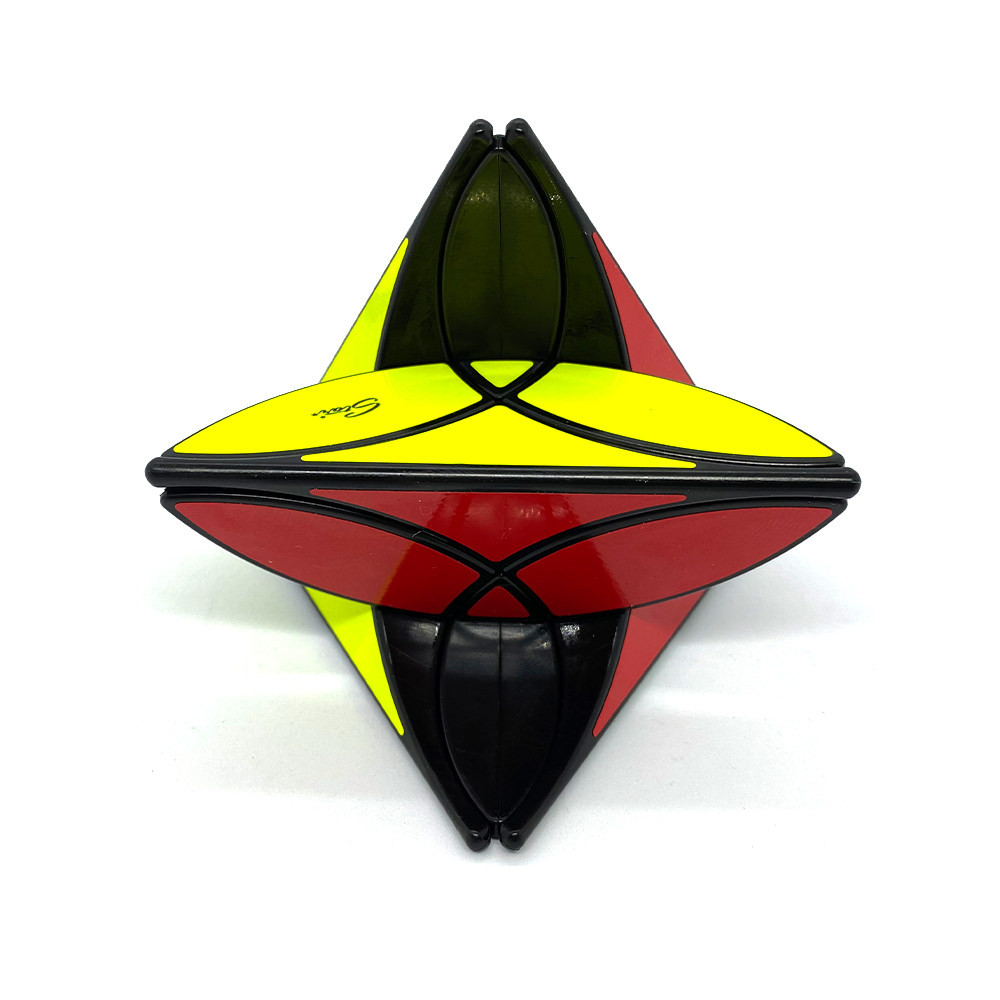 QiYi Clover Pyraminx black | Пірамідка Клевер чорна
