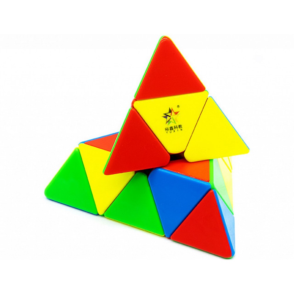 Yuxin Little Magic magnetic pyraminx stickerless | Пірамідка Юксин 3х3 магнітна без наліпок