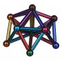 Магнитный конструктор 63 детали New Neo Cube color  | Новый Нео Куб цветной