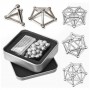 Магнітний конструктор 63 деталі New Neo Cube silver  | Новий Нео Куб срібло