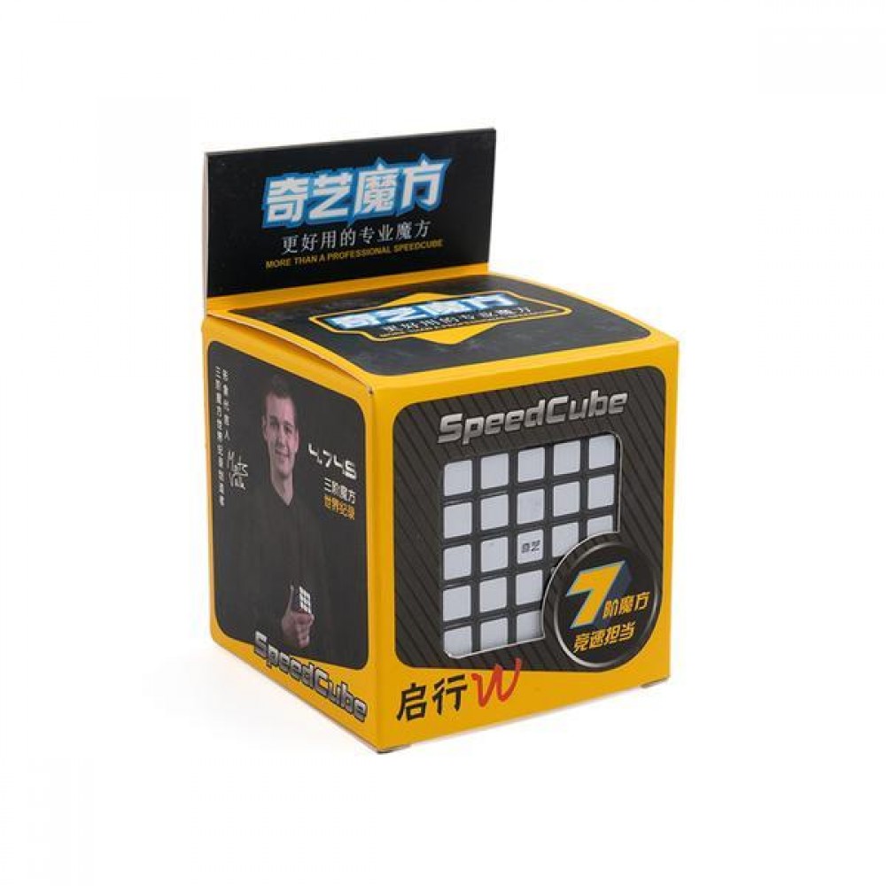 QiYi QiXing W 7x7 black | Кубік Рубіка 7x7 КиЙи з наліпками