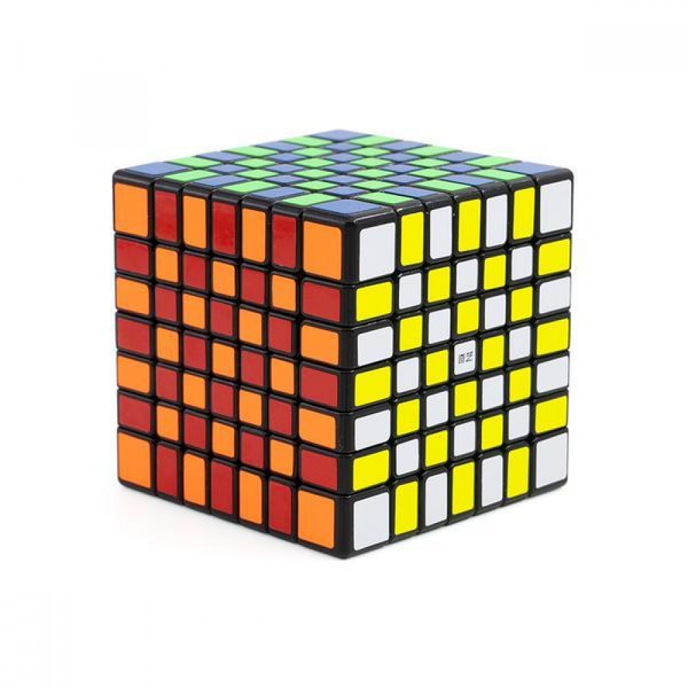 QiYi QiXing W 7x7 black | Кубік Рубіка 7x7 КиЙи з наліпками