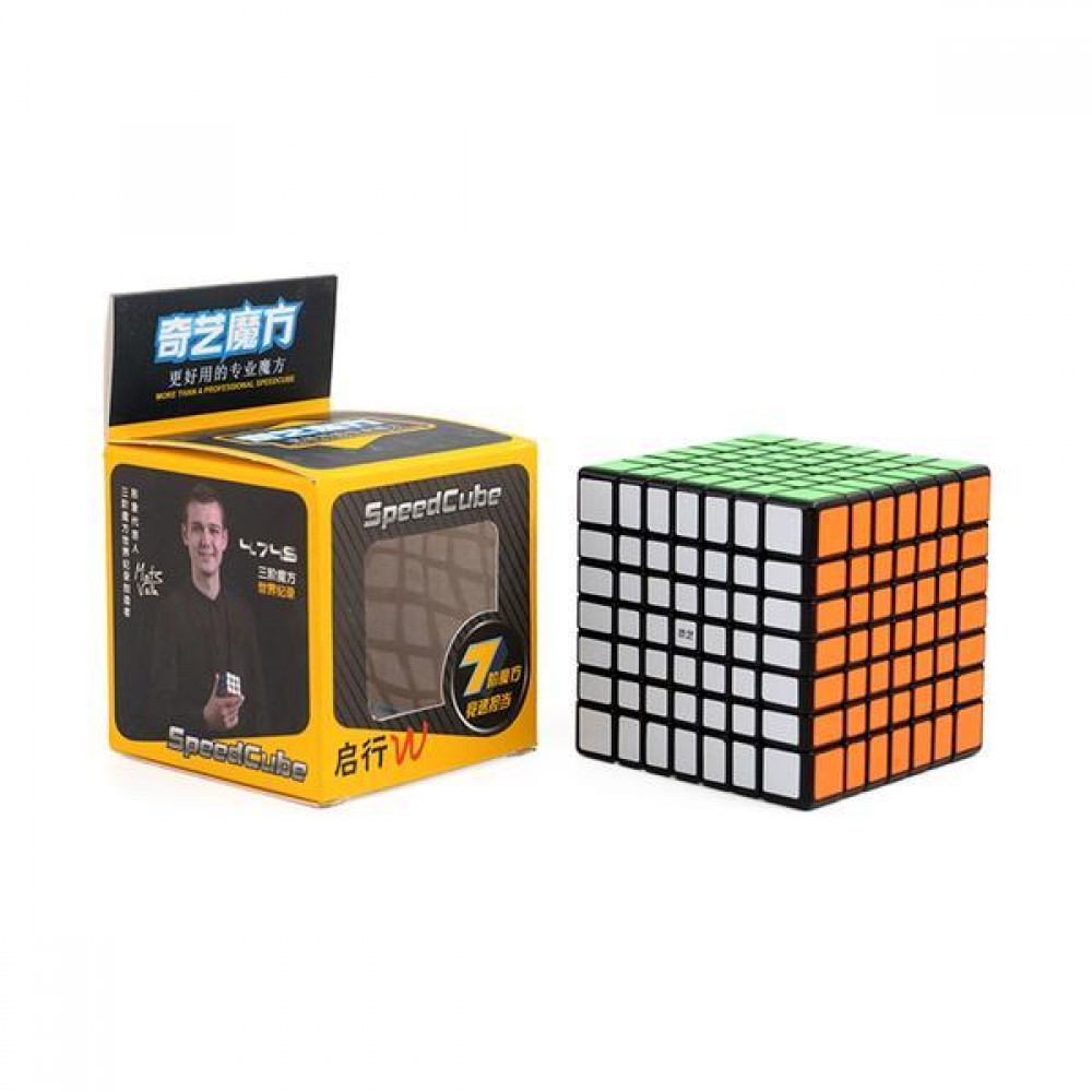 QiYi QiXing W 7x7 black | Кубік Рубіка 7x7 КиЙи з наліпками