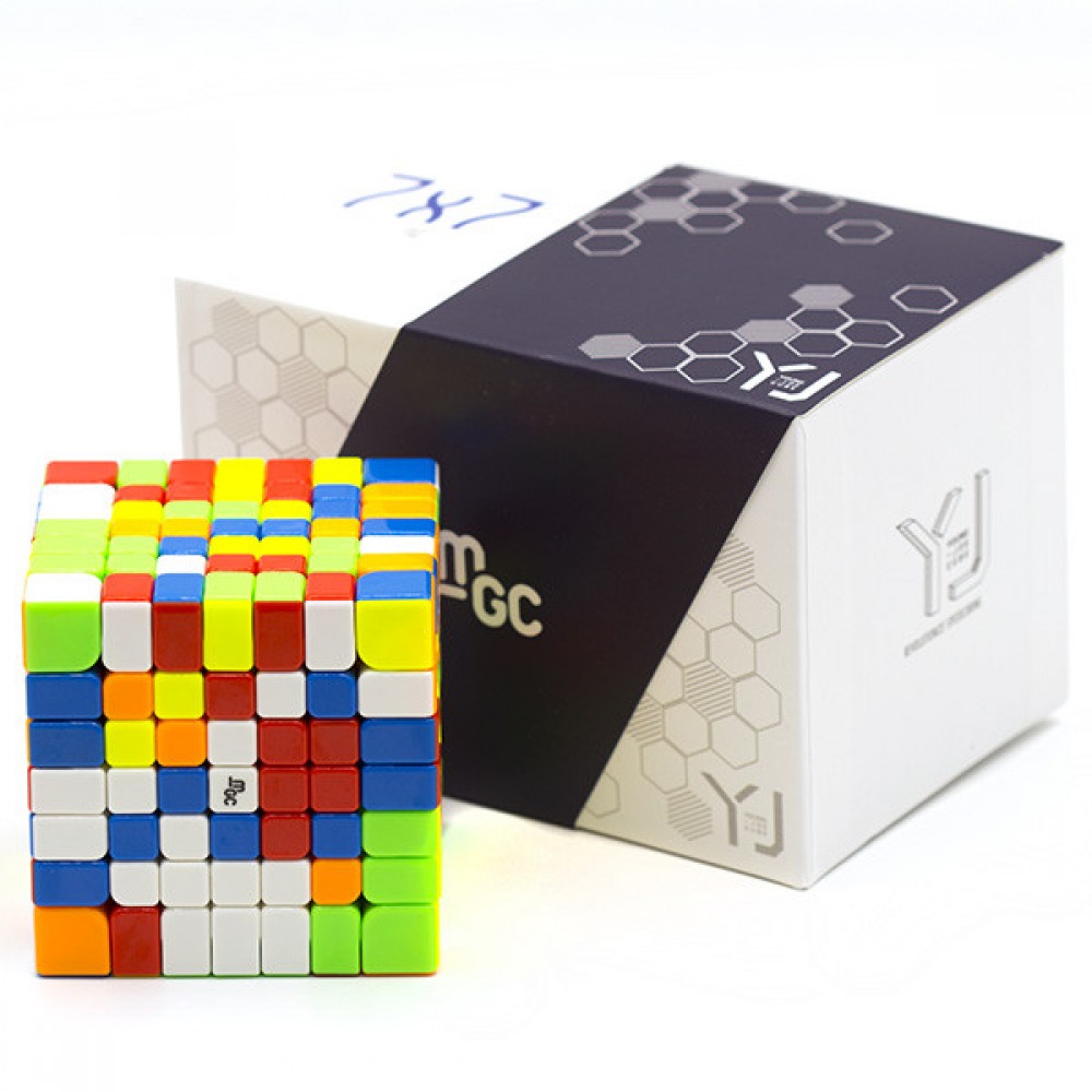 YJ MGC 7x7 magnetic stickerless | Кубік Рубіка 7x7 Юджи магнітний