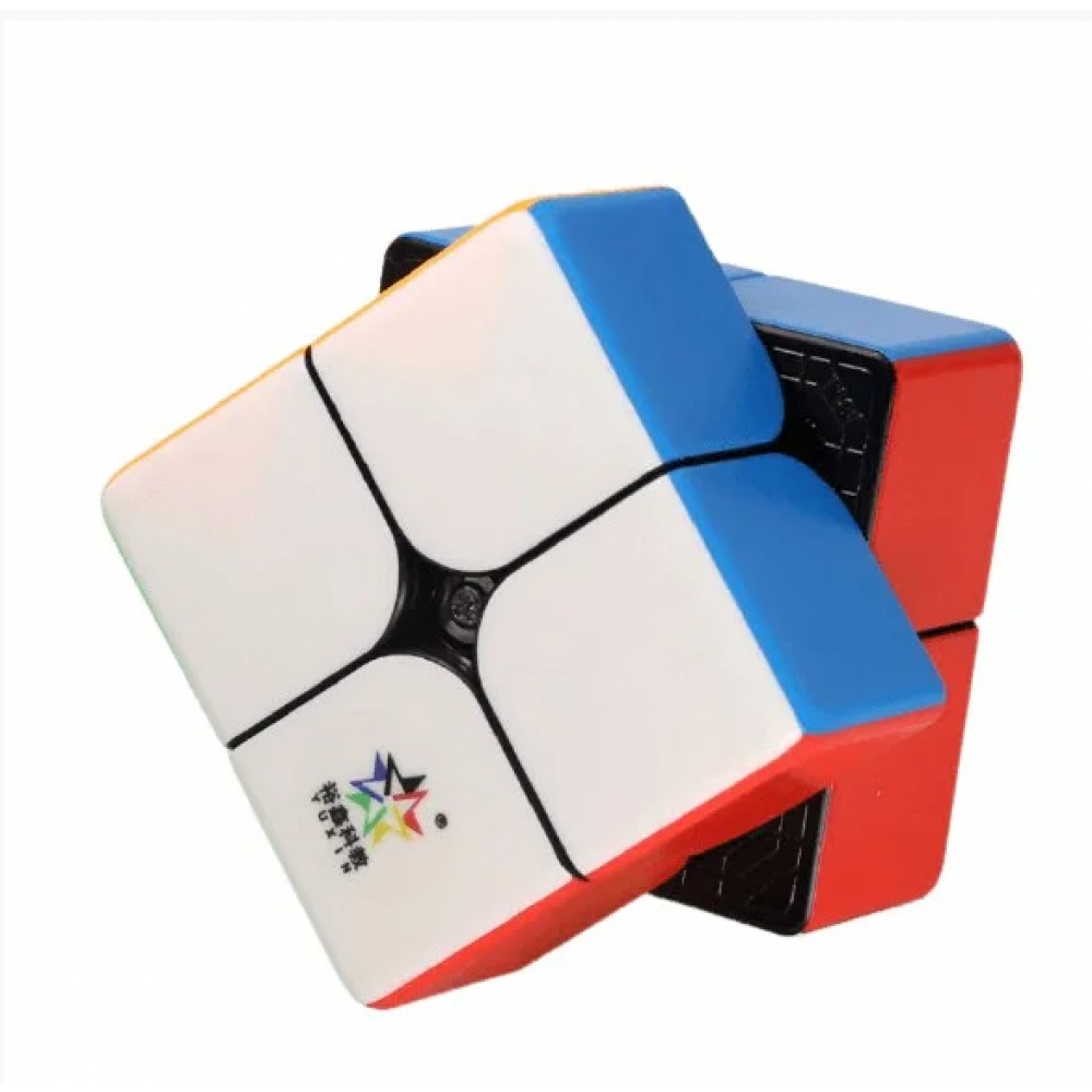 Yuxin Little Magic 2x2 Magnetic stickerless | Кубік Рубіка Юксин 2х2 магнітний без наліпок + підставка