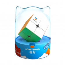 GAN Monster Go 2x2 stickerless | Кубик Рубіка 2х2 MG без наліпок