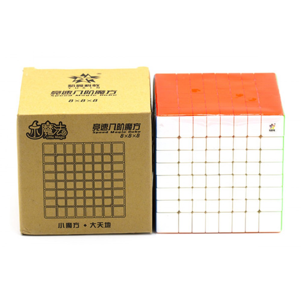 Yuxin Little Magic 8x8 stickerless | Кубик Рубика Юксин 8х8 без наклеек
