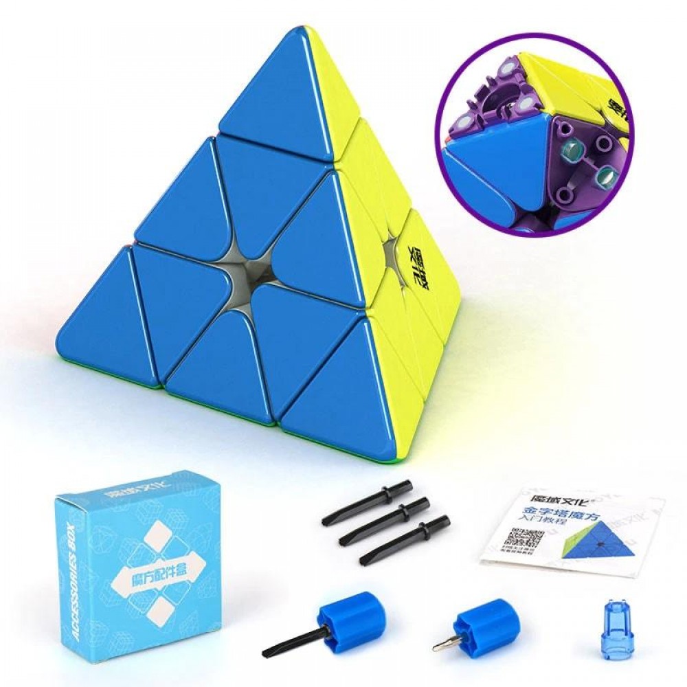 MoYu Weilong Pyraminx Maglev | Пірадмідка Рубіка магнітна без наліпок Мою