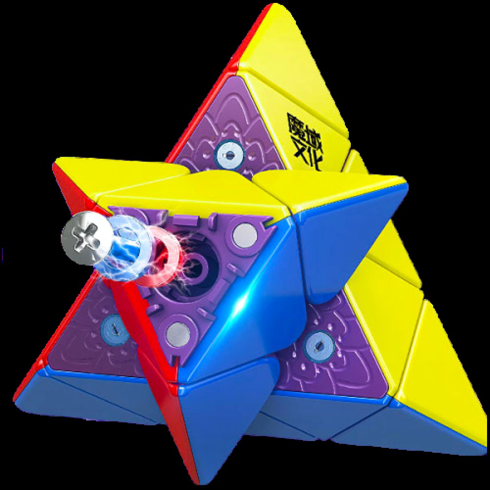 MoYu Weilong Pyraminx Maglev | Пирамидка Рубика магнитная без наклеек Мою