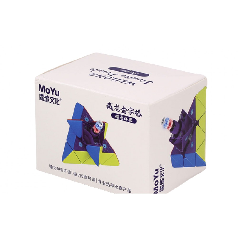 MoYu Weilong Pyraminx Maglev | Пирамидка Рубика магнитная без наклеек Мою