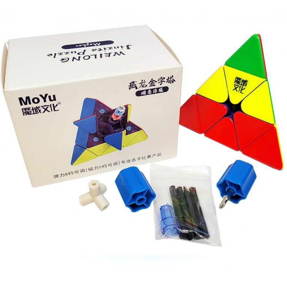 MoYu Weilong Pyraminx Maglev | Пірадмідка Рубіка магнітна без наліпок Мою