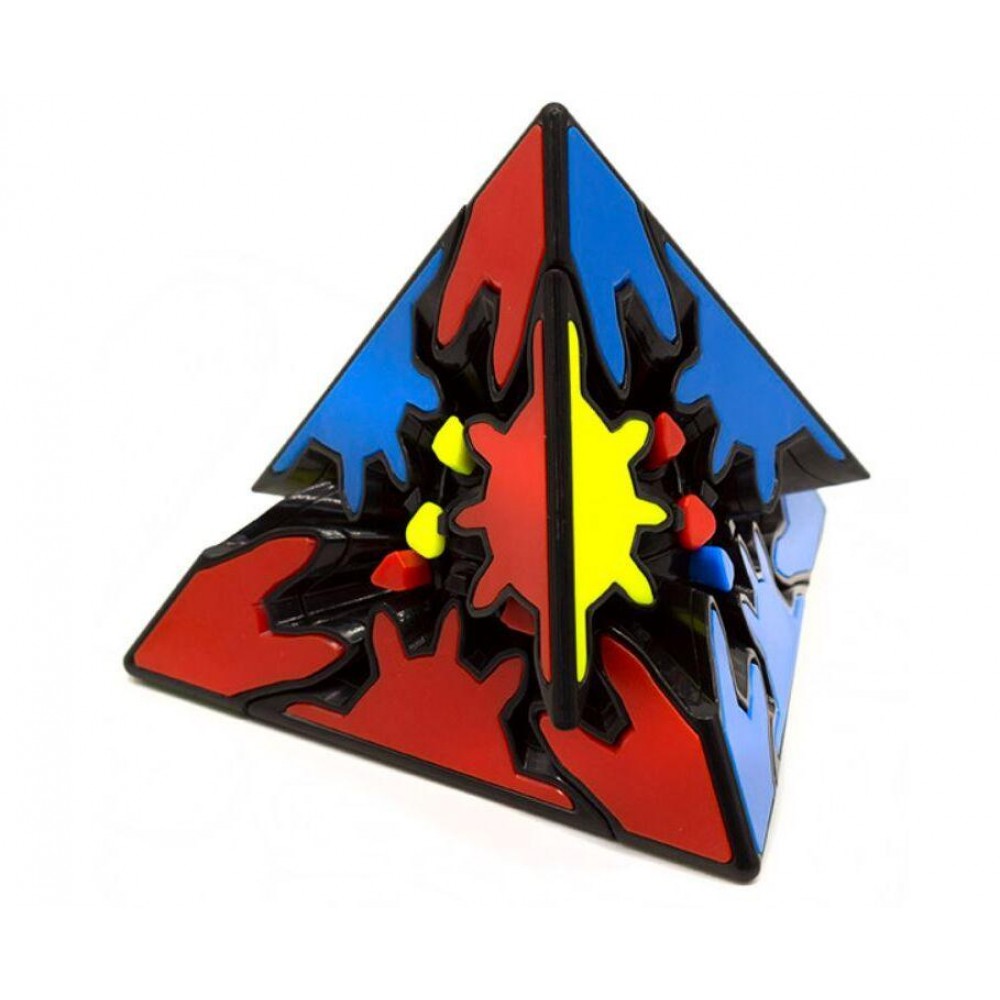 QiYi MoFangGe Gear Pyraminx | Пірамідка Рубіка шестеренчаста