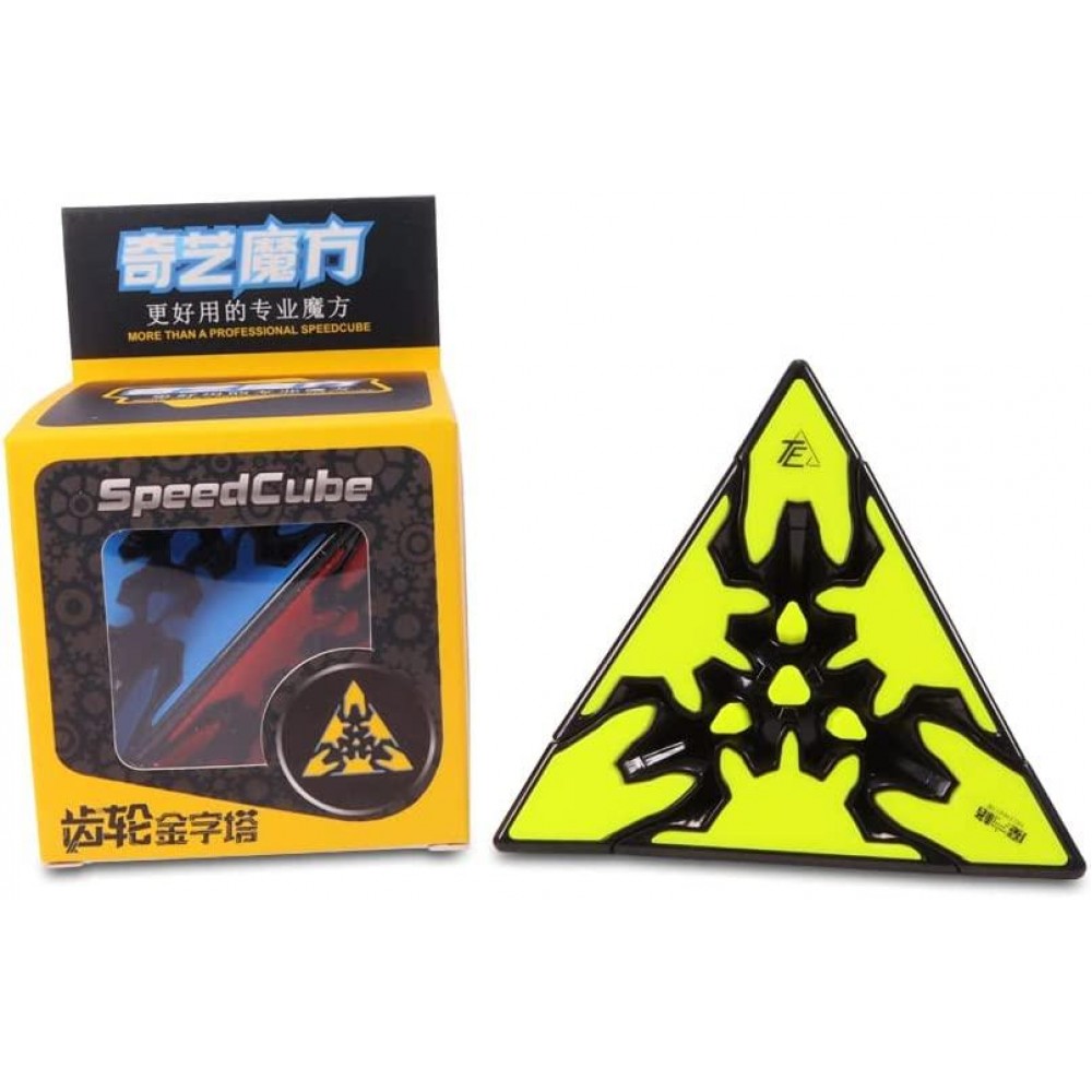 QiYi MoFangGe Gear Pyraminx | Пірамідка Рубіка шестеренчаста