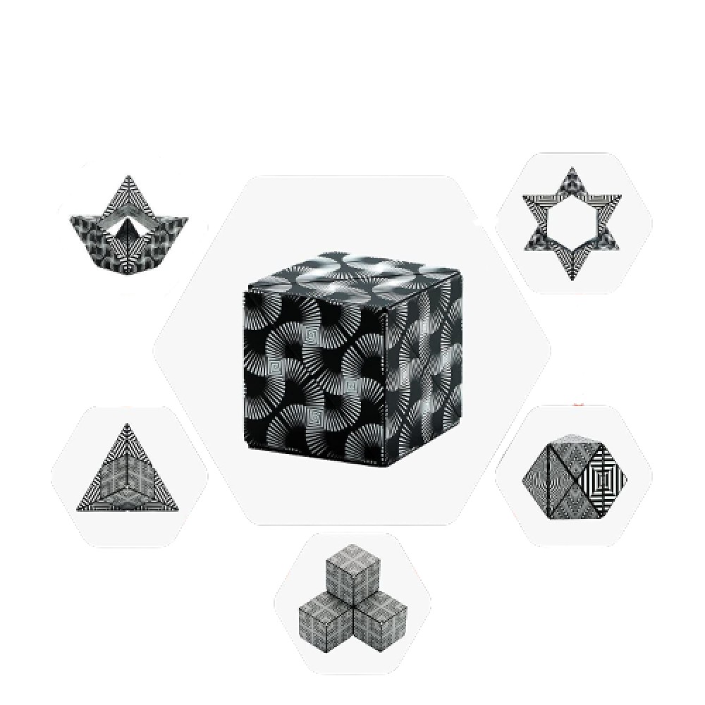 Shape Shifting Box Magnetic Magic Cube | Геометрія ч/б