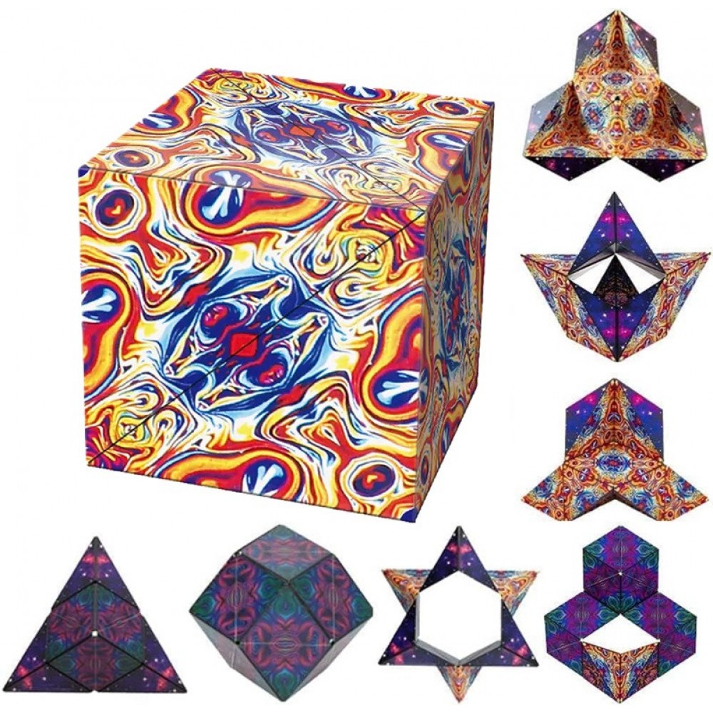 Shape Shifting Box Magnetic Magic Cube | Разноцветные узоры