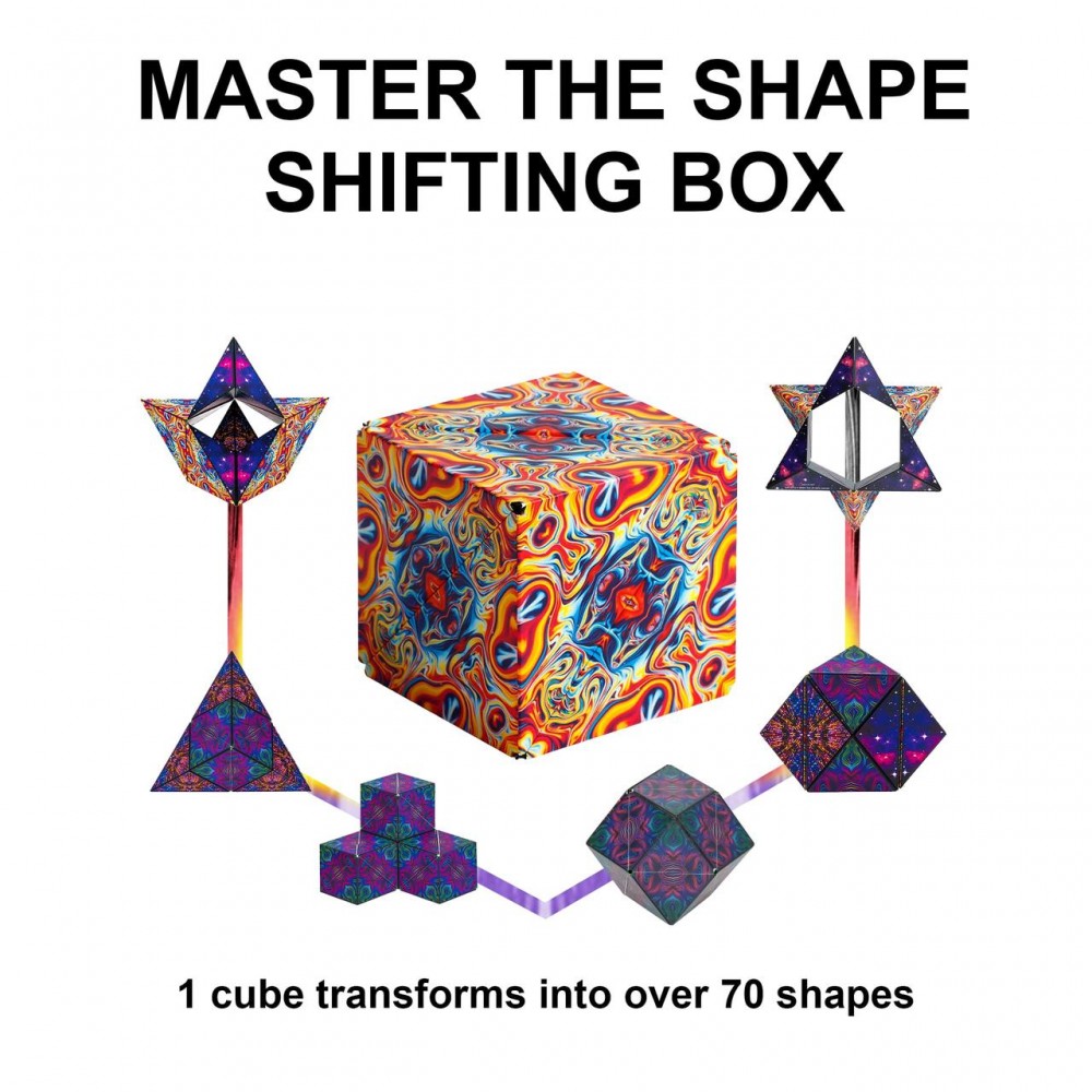 Shape Shifting Box Magnetic Magic Cube | Різнокольорові візерунки