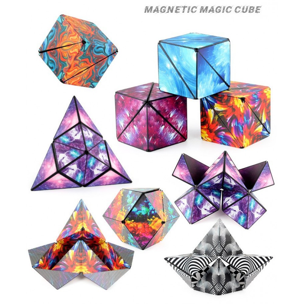 Shape Shifting Box Magnetic Magic Cube | Разноцветные узоры
