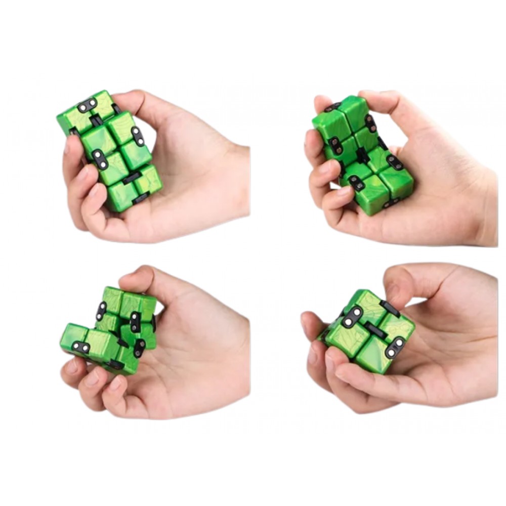 Куб антисстресс | Бесконечный куб | QiYi MoFangGe Infinity cube green