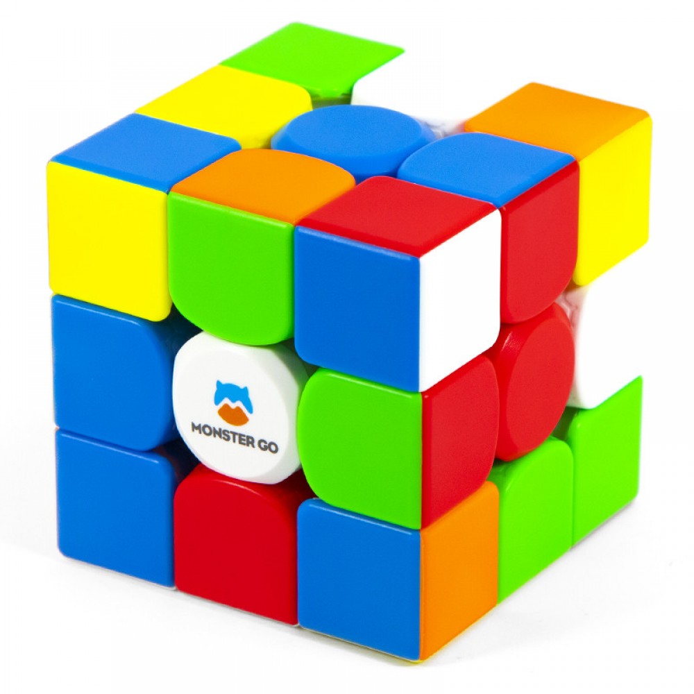 GAN Monster Go EDu 3x3 M | Кубик Рубика 3х3 MG магнитный без наклеек