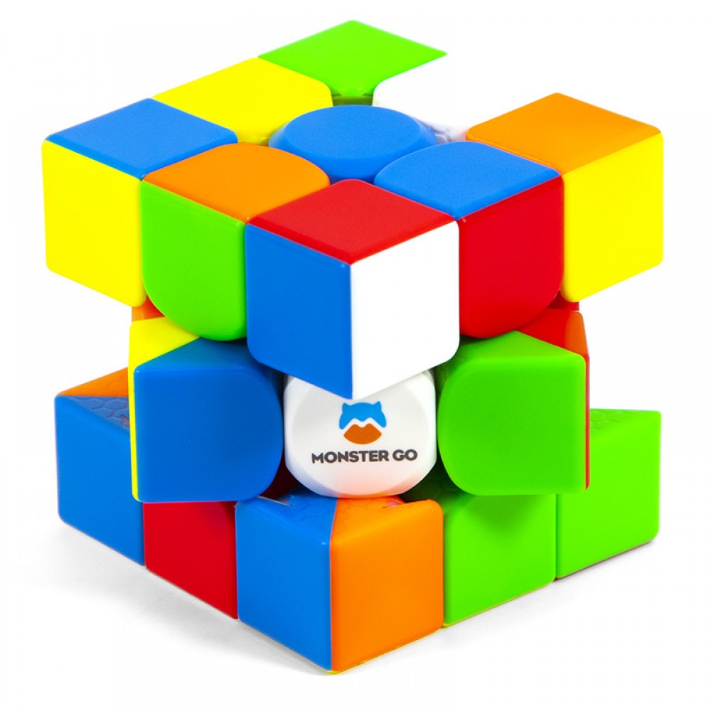 GAN Monster Go EDu 3x3 M | Кубик Рубика 3х3 MG магнитный без наклеек