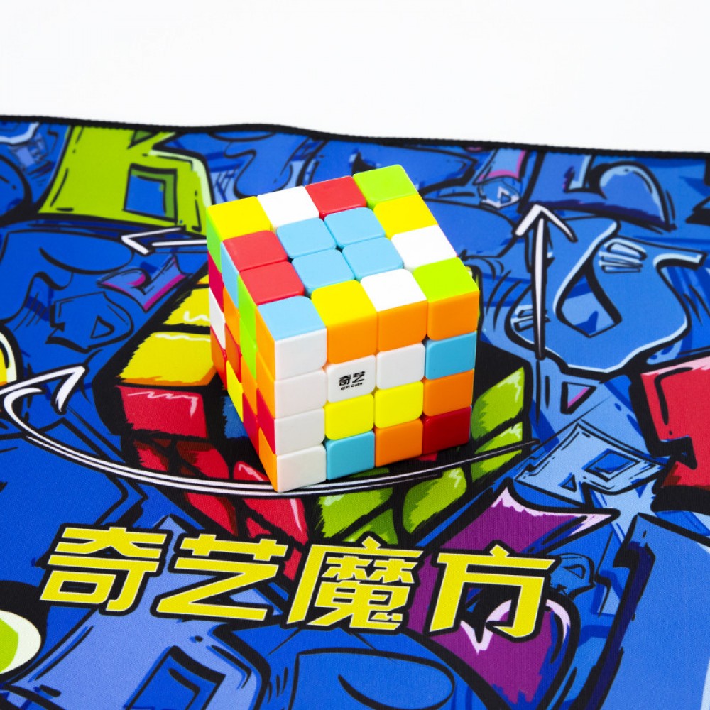QiYi MoFangGe Player One Graffiti Mat | Мат для спидкубинга КиЙи | DZ05